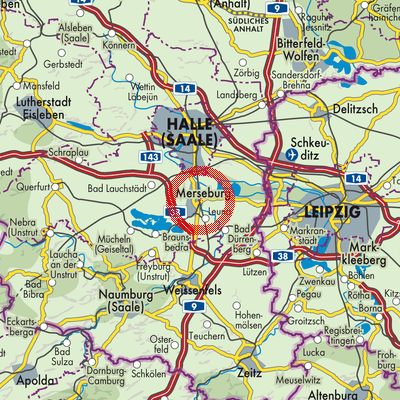 Merseburg Stadtpl ne Und Landkarten