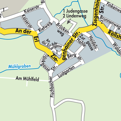 Stadtplan Merzhausen