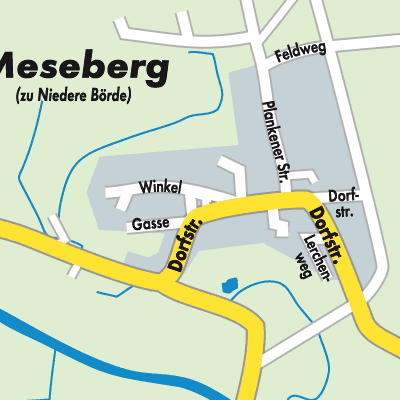 Stadtplan Meseberg
