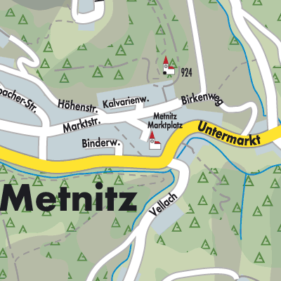 Stadtplan Metnitz