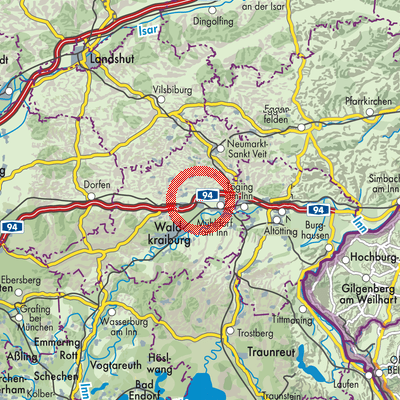 Landkarte Mettenheim
