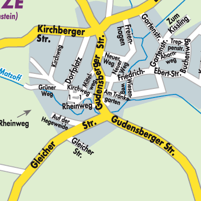 Stadtplan Metze