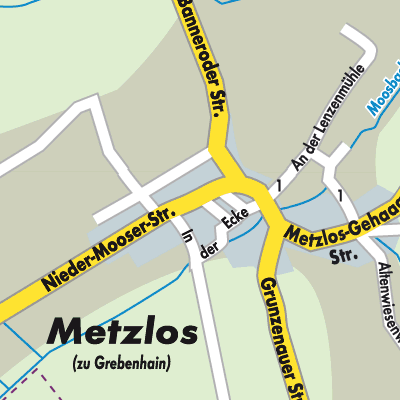 Stadtplan Metzlos