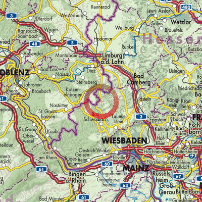 Landkarte Michelbach
