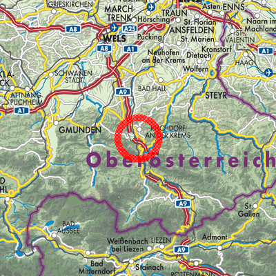 Landkarte Micheldorf in Oberösterreich
