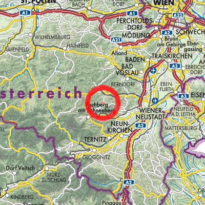 Landkarte Miesenbach