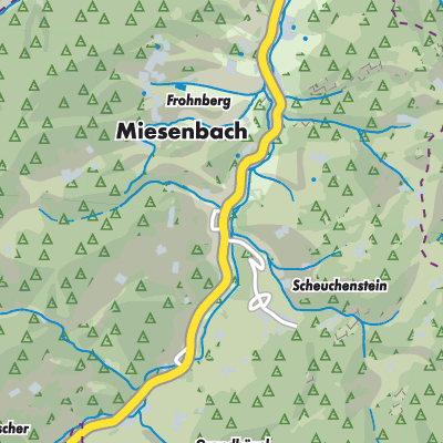 Übersichtsplan Miesenbach