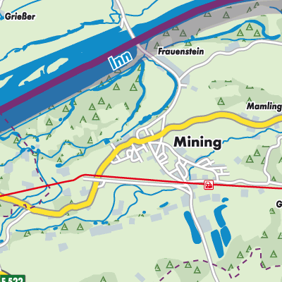 Übersichtsplan Mining