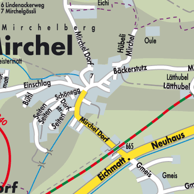 Stadtplan Mirchel