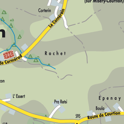 Stadtplan Misery-Courtion