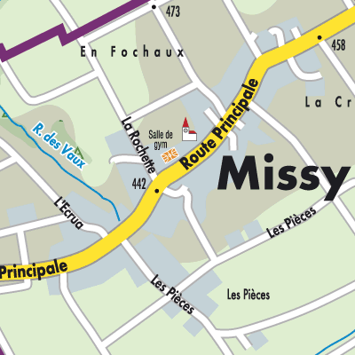 Stadtplan Missy