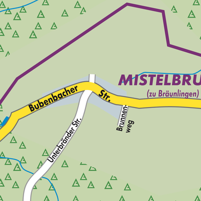 Stadtplan Mistelbrunn