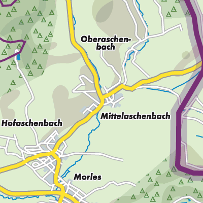 Übersichtsplan Mittelaschenbach