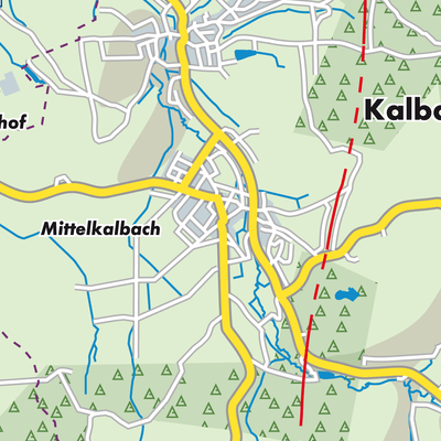 Übersichtsplan Mittelkalbach