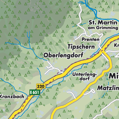 Übersichtsplan Mitterberg-Sankt Martin
