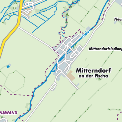 Übersichtsplan Mitterndorf an der Fischa