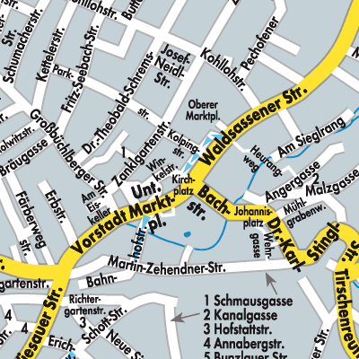 Stadtplan Mitterteich