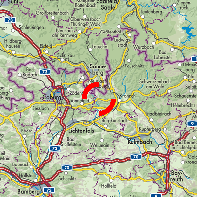 Landkarte Mitwitz (VGem)