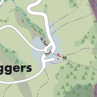 Stadtplan Möggers