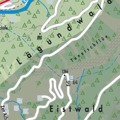 Stadtplan Mörel-Filet