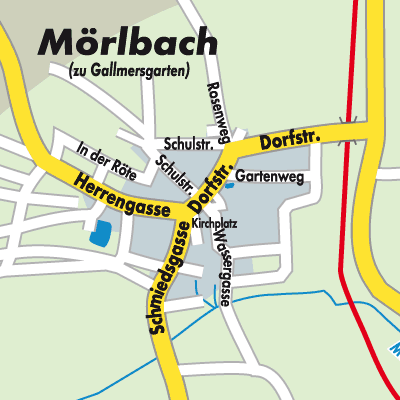 Stadtplan Mörlbach