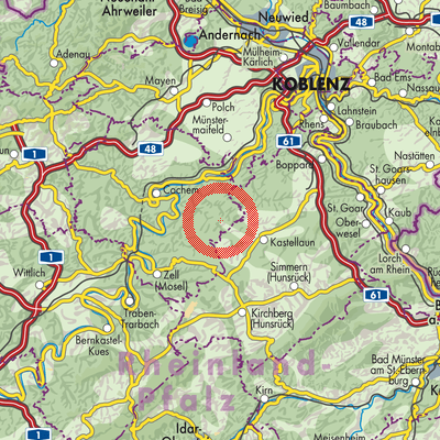 Landkarte Mörsdorf