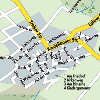Stadtplan Mörsdorf