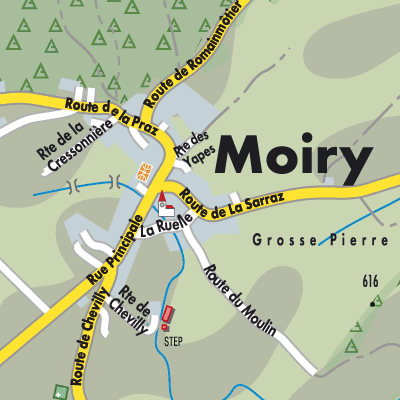 Stadtplan Moiry