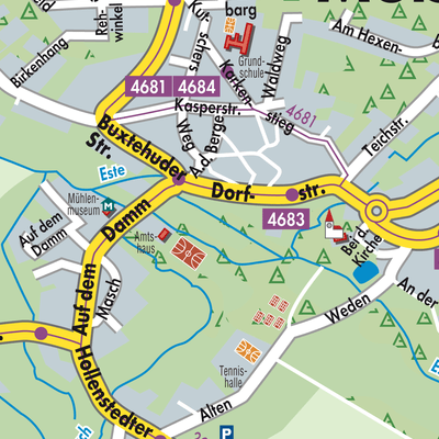 Stadtplan Moisburg