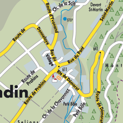 Stadtplan Molondin