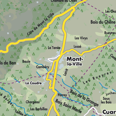 Übersichtsplan Mont-la-Ville