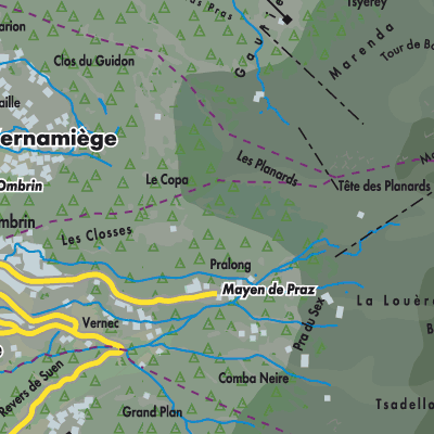 Übersichtsplan Mont-Noble