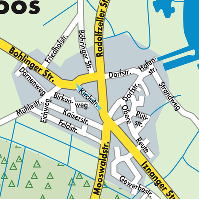 Moos - Stadtpläne und Landkarten