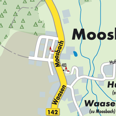 Stadtplan Moosbach