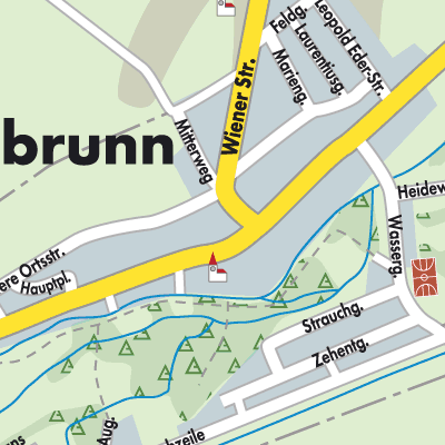 Stadtplan Moosbrunn