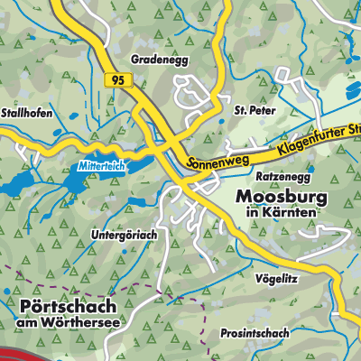 Übersichtsplan Moosburg