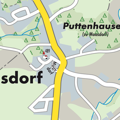Stadtplan Moosdorf