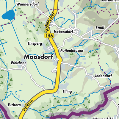 Übersichtsplan Moosdorf