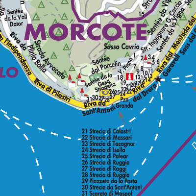 Stadtplan Morcote