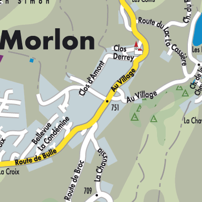 Stadtplan Morlon