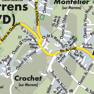 Stadtplan Morrens