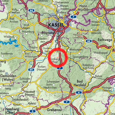 Landkarte Mosheim