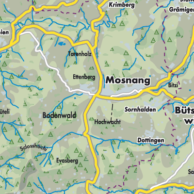 Übersichtsplan Mosnang