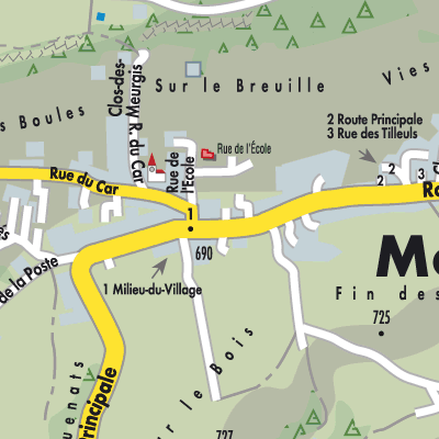 Stadtplan Movelier