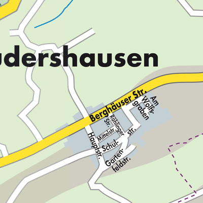 Stadtplan Mudershausen