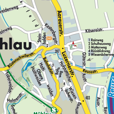 Stadtplan Mühlau