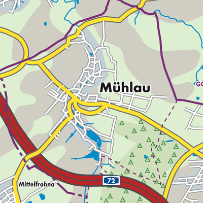 Übersichtsplan Mühlau