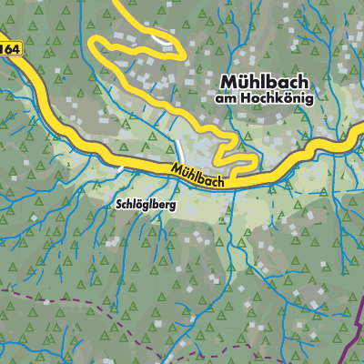 Übersichtsplan Mühlbach am Hochkönig