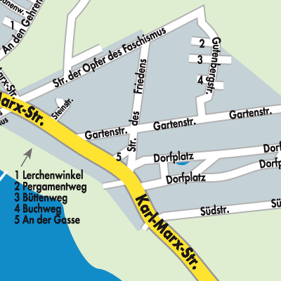 Stadtplan Mühlbeck