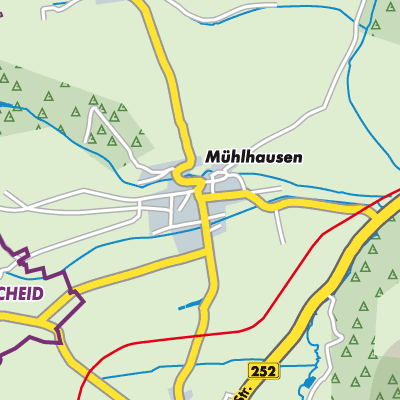 Übersichtsplan Mühlhausen
